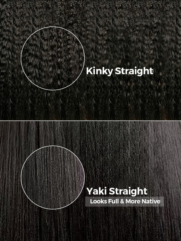 CurlyMe 7x5 HD Lace Glueless Kinky Straight Wig Wear Go Pre Cut Lace Wig - Image 12